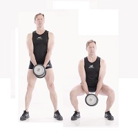 Squat un manubrio